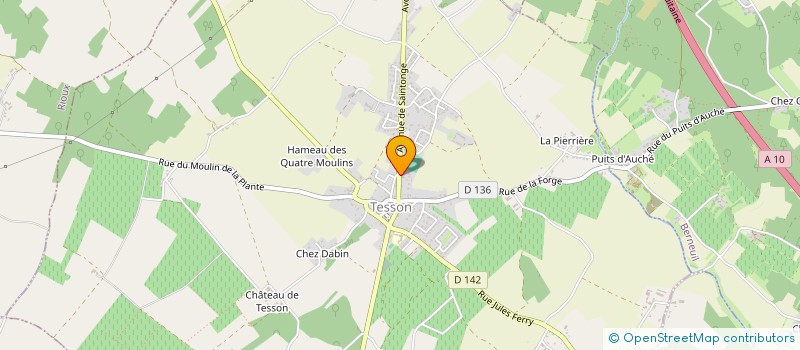 localisation de l'entreprise MONSIEUR BRUNO DAUNAS  TESSON