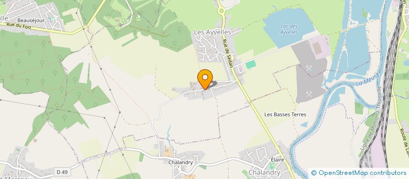 localisation de l'entreprise MONSIEUR BRUNO DAUTEL à LES AYVELLES