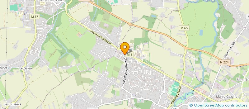 localisation de l'entreprise MONSIEUR BRUNO DAUTRECQUE  CORNEBARRIEU