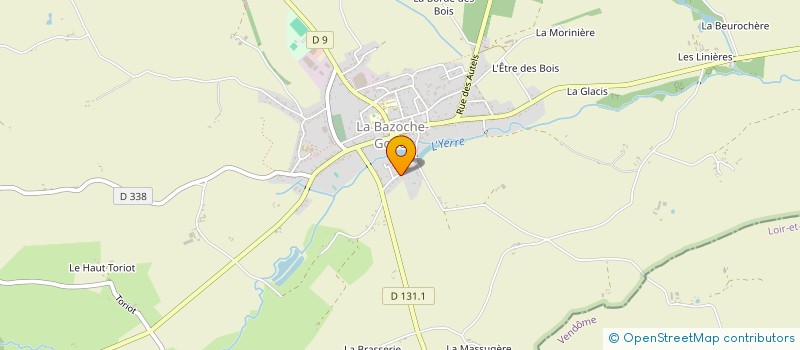 localisation de l'entreprise MONSIEUR BRUNO DAVID BENOIST DESHAYES à LA BAZOCHE-GOUET