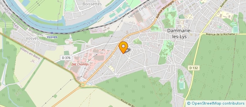 localisation de l'entreprise MONSIEUR BRUNO DAVOR à DAMMARIE-LES-LYS
