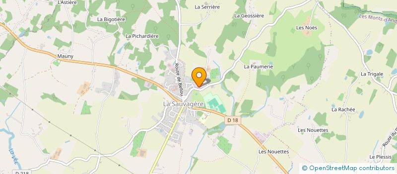 localisation de l'entreprise MONSIEUR BRUNO DAVOUST à LES MONTS D'ANDAINE