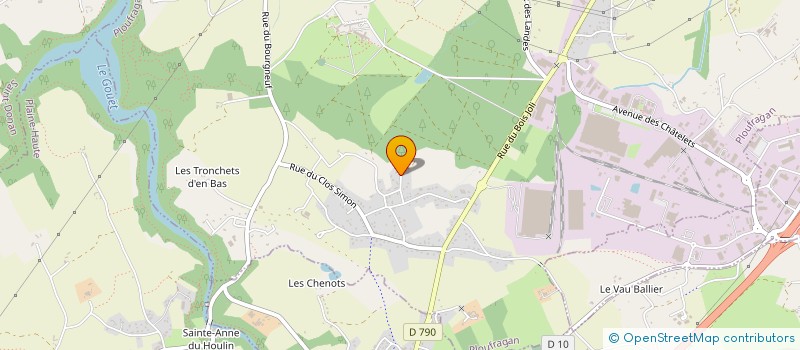 localisation de l'entreprise MONSIEUR BRUNO DE BARROS à PLOUFRAGAN