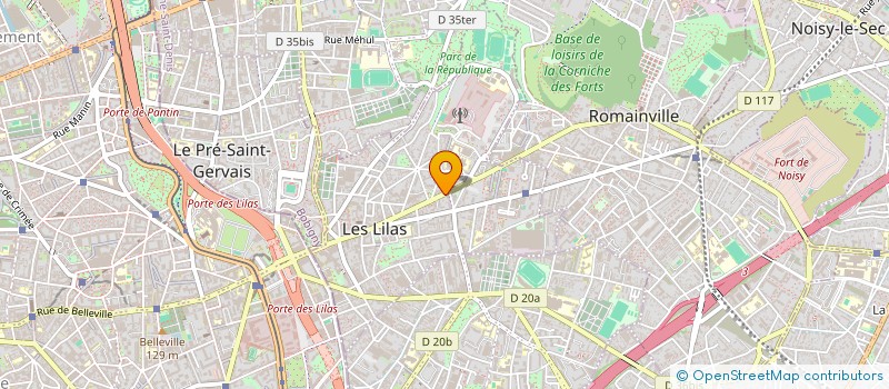 localisation de l'entreprise MONSIEUR BRUNO DE BLEECKERE à LES LILAS