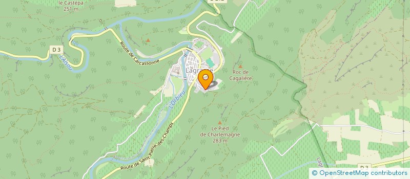 localisation de l'entreprise MONSIEUR BRUNO DE CLERCQ  LAGRASSE