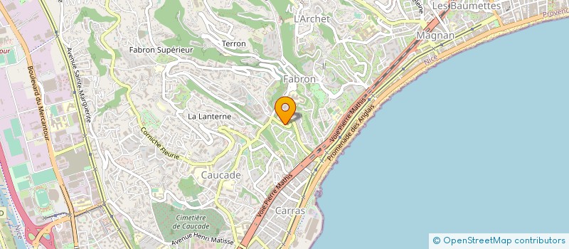 localisation de l'entreprise MONSIEUR BRUNO DE FRESSE DE MONVAL à NICE