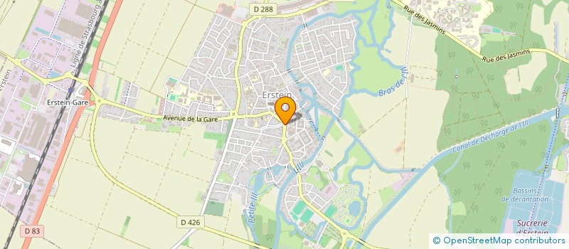 localisation de l'entreprise MONSIEUR BRUNO DE GAIL  ERSTEIN