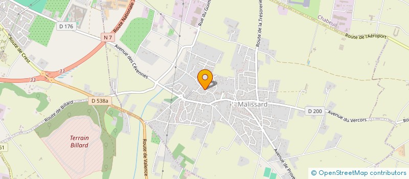 localisation de l'entreprise MONSIEUR BRUNO DE GEA  MALISSARD