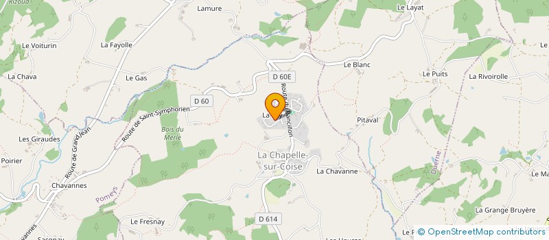 localisation de l'entreprise MONSIEUR BRUNO DE JERPHANION à LARAJASSE