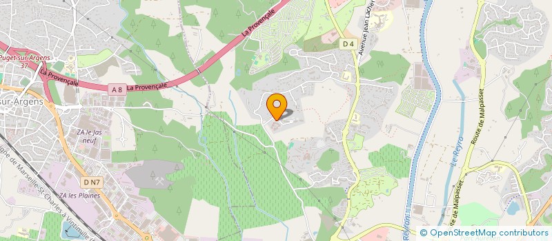 localisation de l'entreprise MONSIEUR BRUNO DE JESUS SOUSA FERREIRA à FREJUS