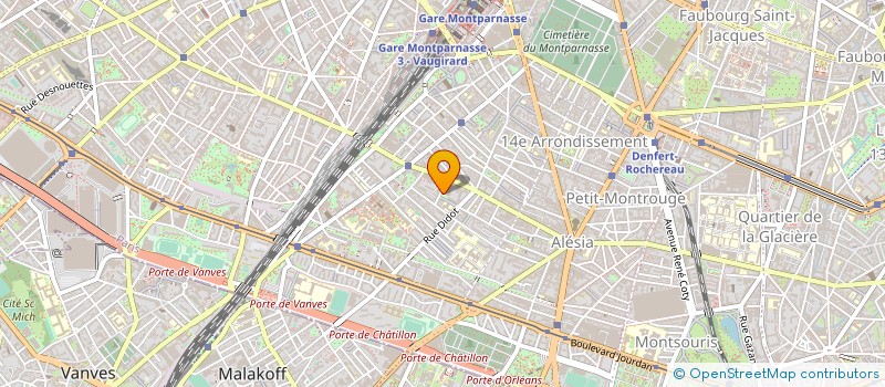 localisation de l'entreprise MONSIEUR BRUNO DE LA MORINERIE  PARIS