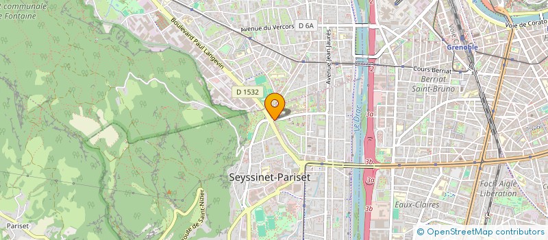 localisation de l'entreprise MONSIEUR BRUNO DE LULLO  SEYSSINET-PARISET