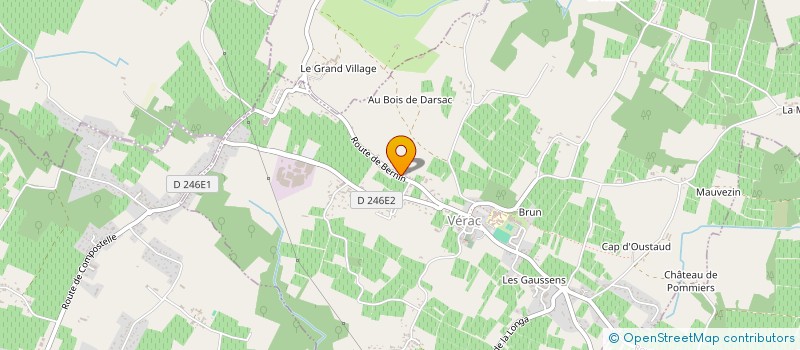 localisation de l'entreprise MONSIEUR BRUNO DE RUL  VERAC