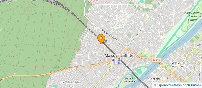 localisation de l'entreprise MONSIEUR BRUNO DE SOUZA PEREIRA à MAISONS-LAFFITTE