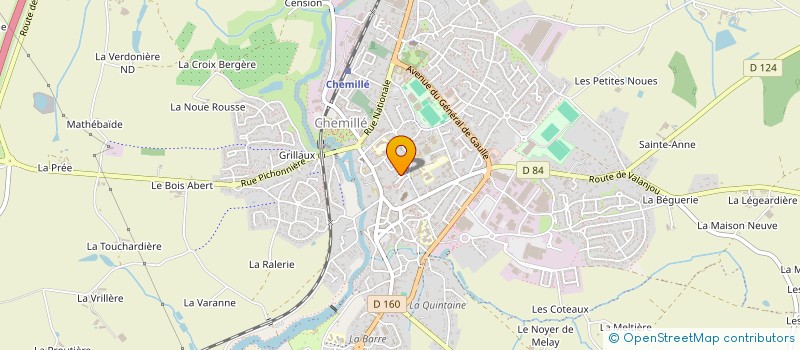 localisation de l'entreprise MONSIEUR BRUNO DEBALLE à CHEMILLE-EN-ANJOU