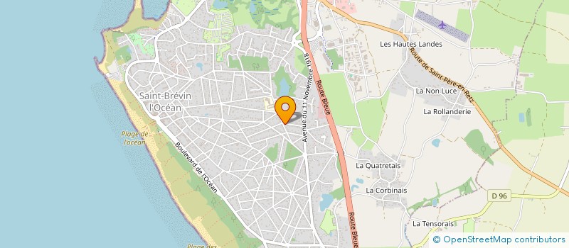 localisation de l'entreprise MONSIEUR BRUNO DEBEURE à SAINT-BREVIN-LES-PINS