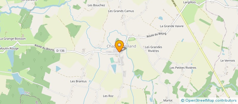 localisation de l'entreprise MONSIEUR BRUNO DEBOURG à CHAPELLE-VOLAND