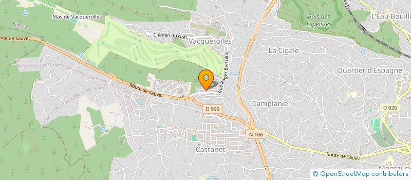 localisation de l'entreprise MONSIEUR BRUNO DEBREUQUE  NIMES