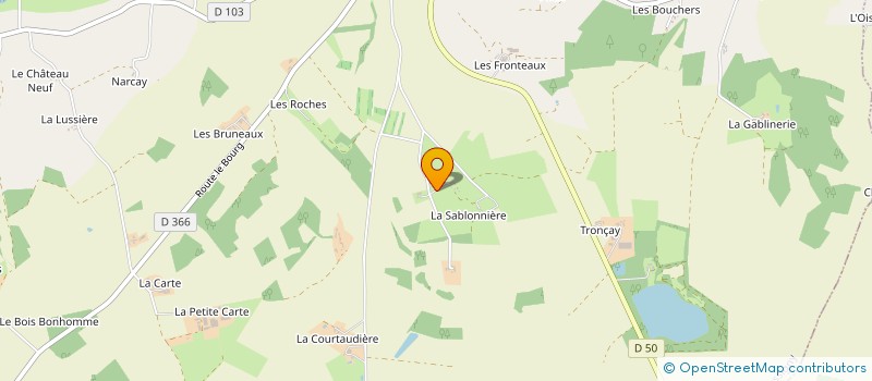 localisation de l'entreprise MONSIEUR BRUNO DECHENE  LE PETIT-PRESSIGNY