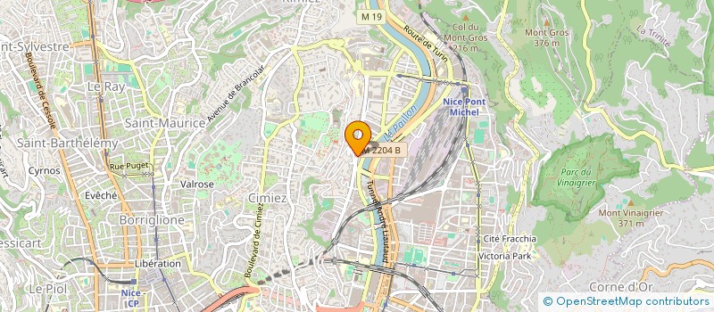 localisation de l'entreprise MONSIEUR BRUNO DECITRE  NICE