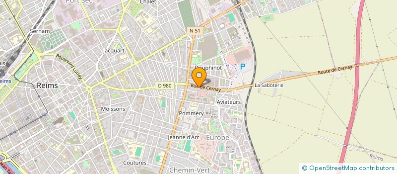 localisation de l'entreprise MONSIEUR BRUNO DECROCK à REIMS