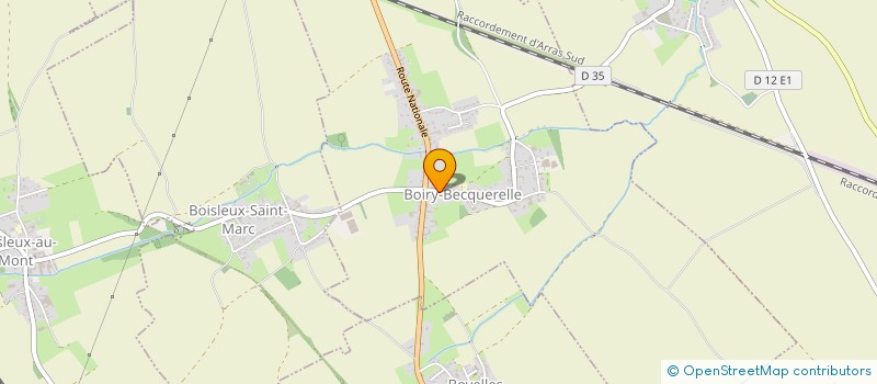 localisation de l'entreprise MONSIEUR BRUNO DEFONTAINE  CAPELLE-LES-HESDIN