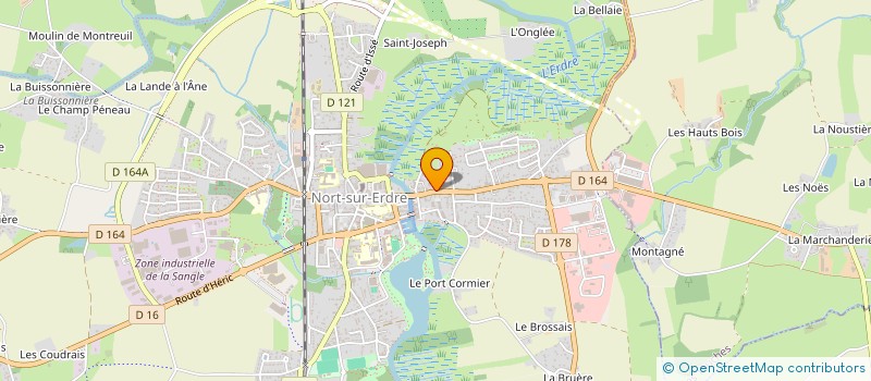 localisation de l'entreprise MONSIEUR BRUNO DEGOUY  NORT-SUR-ERDRE