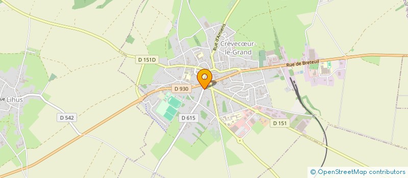 localisation de l'entreprise MONSIEUR BRUNO DEGRAEVE  CREVECUR-LE-GRAND