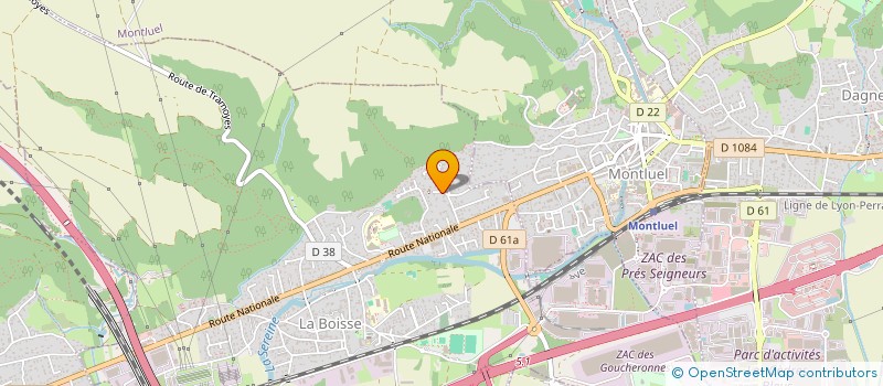 localisation de l'entreprise MONSIEUR BRUNO DEGUERRY  LA BOISSE