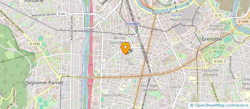 localisation de l'entreprise MONSIEUR BRUNO DEHERSEMAEKER  GRENOBLE