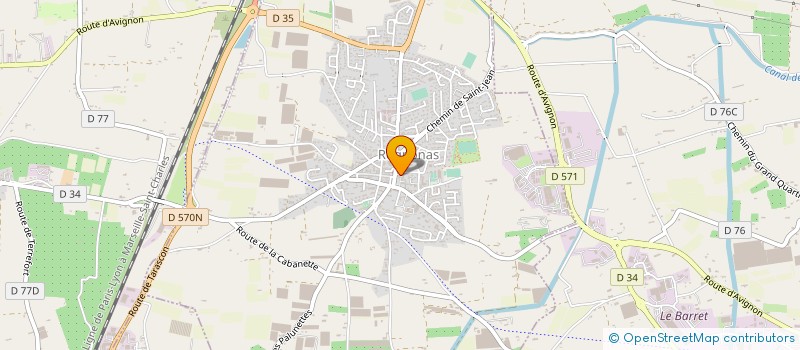 localisation de l'entreprise MONSIEUR BRUNO DELABRE à ROGNONAS