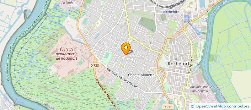 localisation de l'entreprise MONSIEUR BRUNO DELATTE  ROCHEFORT