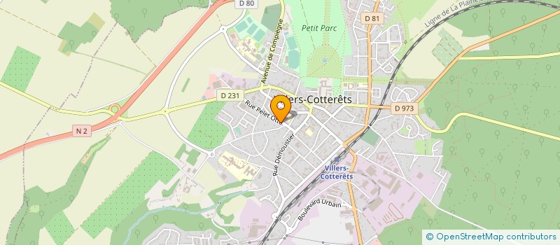 localisation de l'entreprise MONSIEUR BRUNO DELBENDE à VILLERS-COTTERETS