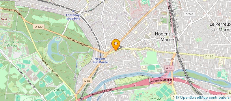 localisation de l'entreprise MONSIEUR BRUNO DELBONNEL à NOGENT-SUR-MARNE