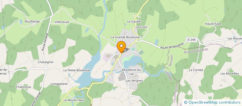 localisation de l'entreprise MONSIEUR BRUNO DELCLUZE à MEUZAC