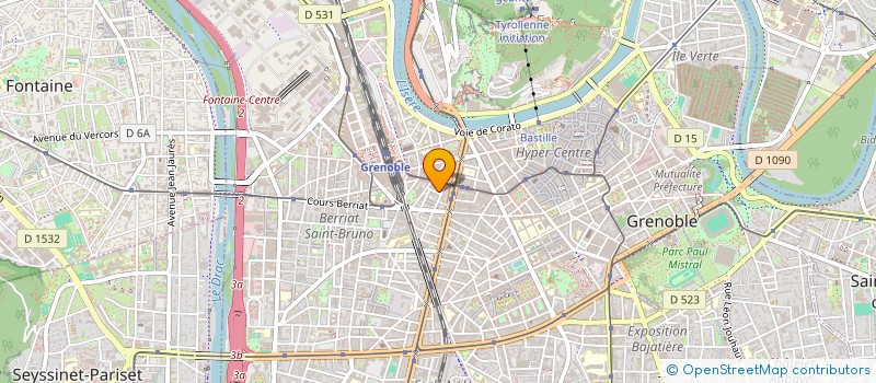 localisation de l'entreprise MONSIEUR BRUNO DELDON à GRENOBLE