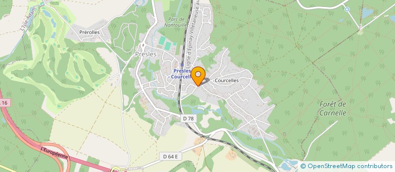 localisation de l'entreprise MONSIEUR BRUNO DELEPINE  PRESLES