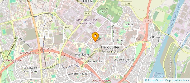 localisation de l'entreprise MONSIEUR BRUNO DELIVET à HEROUVILLE-SAINT-CLAIR