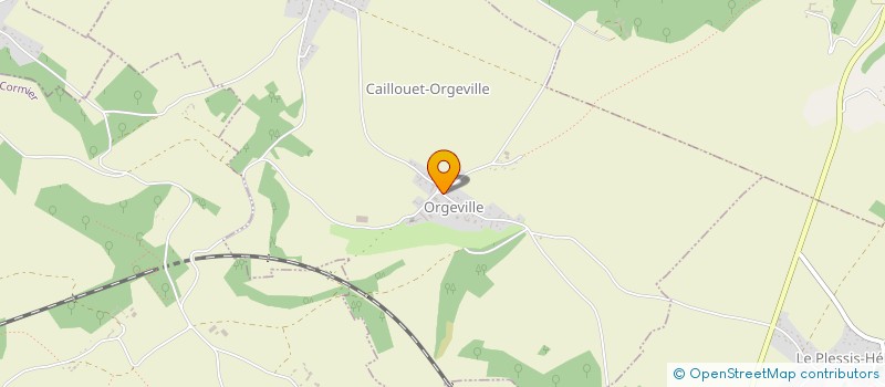 localisation de l'entreprise MONSIEUR BRUNO DELL'AGNESE  CAILLOUET-ORGEVILLE