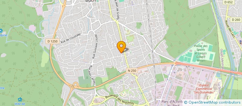 localisation de l'entreprise MONSIEUR BRUNO DELOBELLE  LA TESTE-DE-BUCH