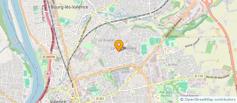 localisation de l'entreprise MONSIEUR BRUNO DELVIGNE à VALENCE