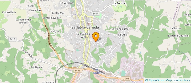 localisation de l'entreprise MONSIEUR BRUNO DEMAY à SARLAT-LA-CANEDA