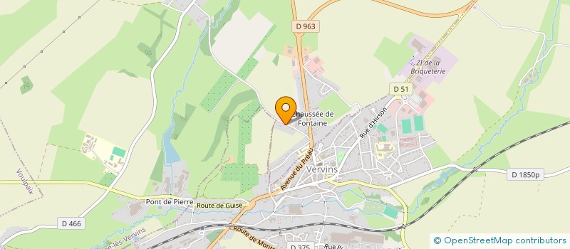 localisation de l'entreprise MONSIEUR BRUNO DEMEESTERE  FONTAINE-LES-VERVINS