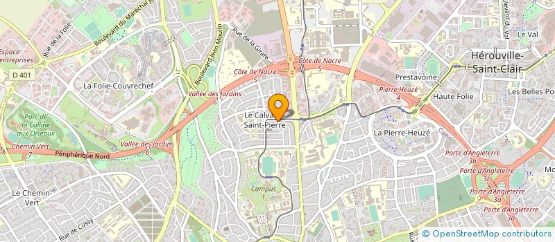 localisation de l'entreprise MONSIEUR BRUNO DEMESLAY à CAEN