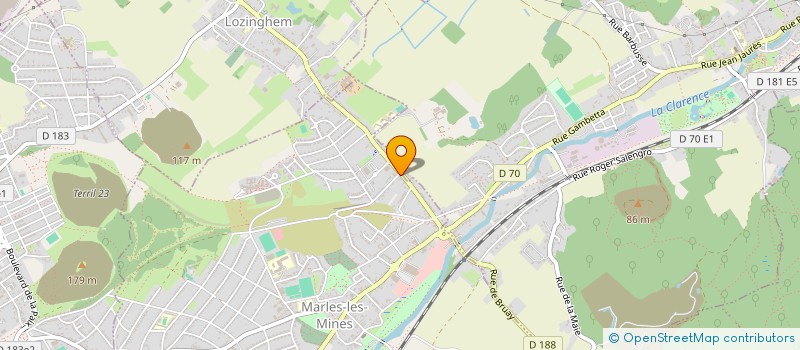 localisation de l'entreprise MONSIEUR BRUNO DENEUVILLE  MARLES-LES-MINES