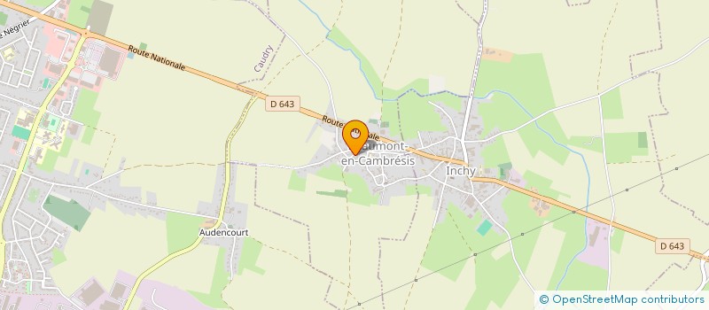 localisation de l'entreprise MONSIEUR BRUNO DENHEZ à BEAUMONT-EN-CAMBRESIS