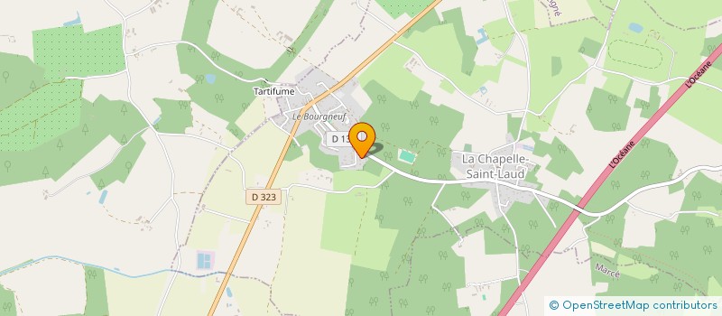 localisation de l'entreprise MONSIEUR BRUNO DENIEL  SEICHES-SUR-LE-LOIR