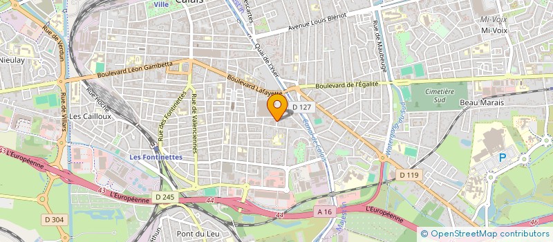 localisation de l'entreprise MONSIEUR BRUNO DENIMAL  CALAIS