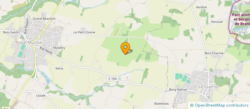 localisation de l'entreprise MONSIEUR BRUNO DENIS  NOYAL-MUZILLAC