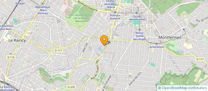 localisation de l'entreprise MONSIEUR BRUNO DENOS  GAGNY